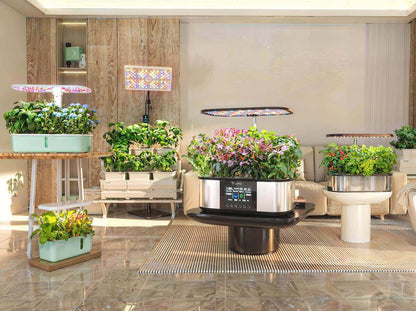 Orrivine LumaPod™ – Elegant Self-Watering Indoor Garden with Smart LED Lighting.